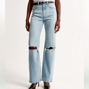 90s straight Denim Abercrombie Jeans